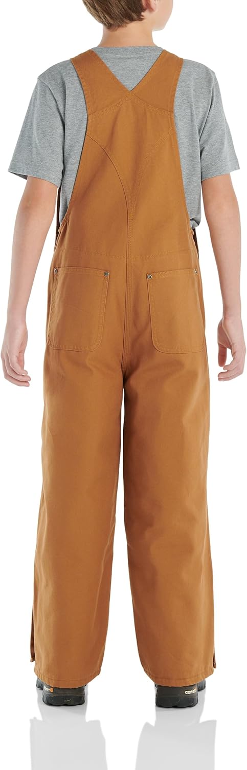 Carhartt Jungen Insulated Canvas Bib Overalls Overall (1er Pack) 8 Braun (Carhartt Brown), 8 Braun (