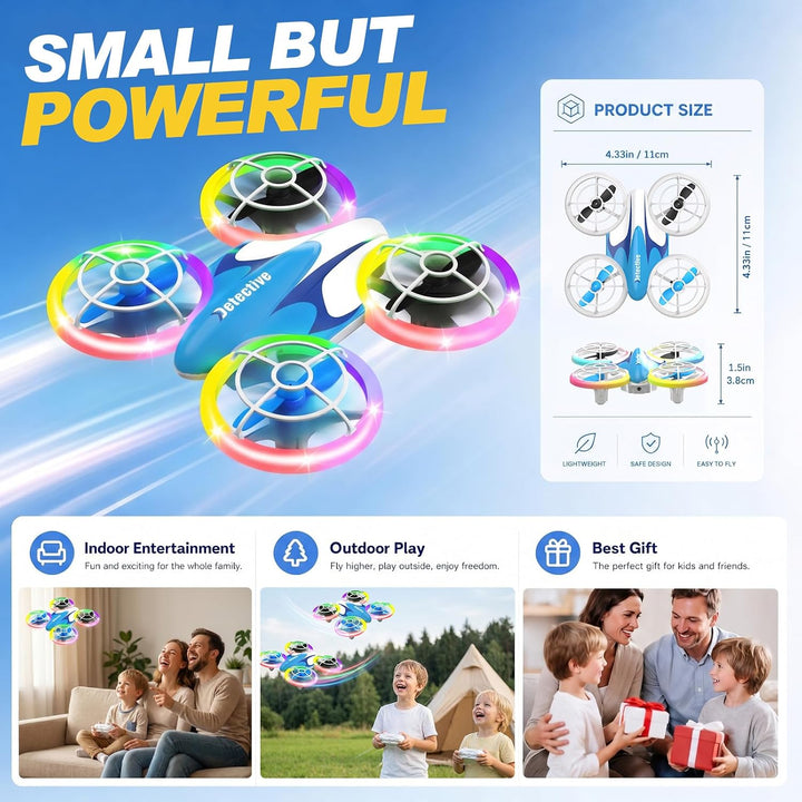 Mini Drohne für Kinder Spielzeug ab 6 7 8 9 10+ Jahre Jungen, RC Flugzeug Spielzeug Quadrocopter Dro