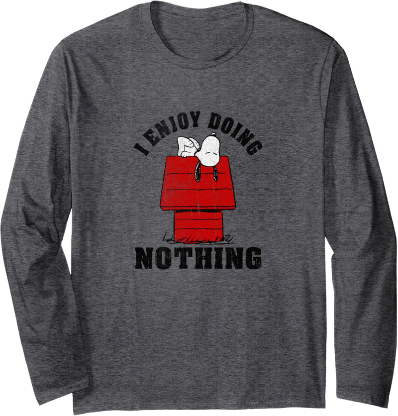 Peanuts - Snoopy I Enjoy doing Nothing Langarmshirt