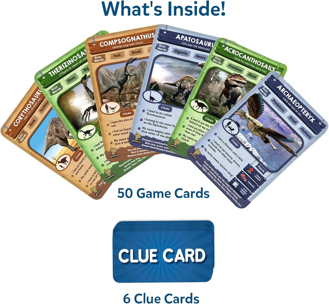 Skillmatics Guess in 10 Deadly Dinosaurs, Kartenspiel mit cleveren Fragen, super unterhaltsames Spie