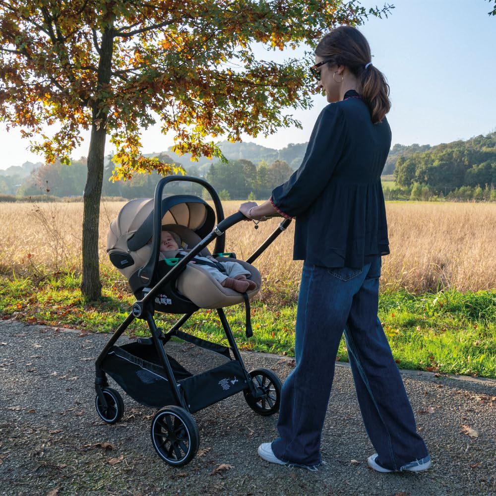 Foppapedretti Rek i-Size Babyschale, neigbar, Schwarz, schwarz