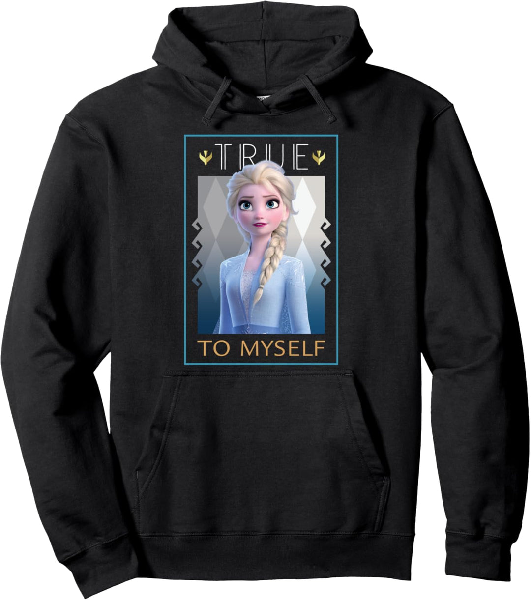 Disney Frozen 2 Elsa True To Myself Poster Pullover Hoodie