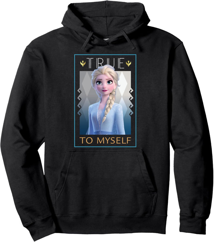 Disney Frozen 2 Elsa True To Myself Poster Pullover Hoodie