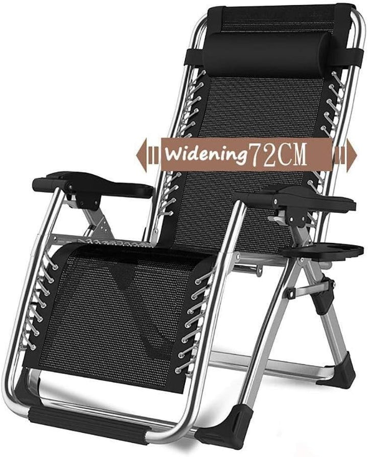 DQCHAIR Übergrosse Schwerelosigkeit Patio Lounger Chair Klappsonnenliegen im Garten und im Freien Re