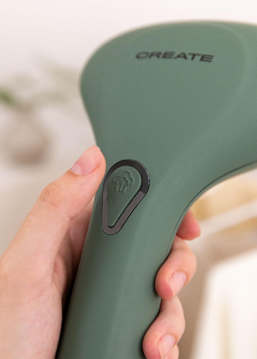 CREATE IRON UP/Vertikales Reise-Dampfbügeleisen, grün, schnelles Aufheizen, einfach zu bedienen, für