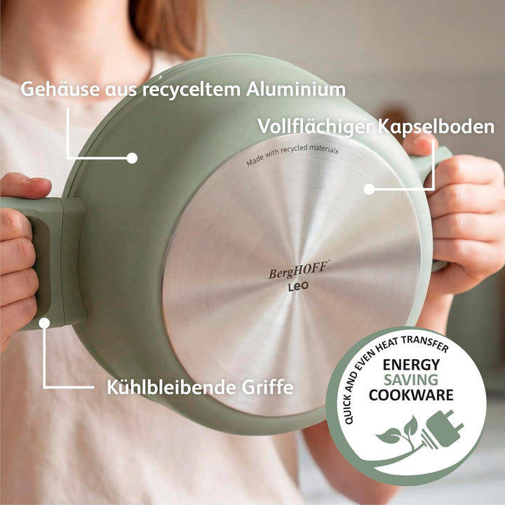 Berghoff Leo Balance grosser Kochtopf (28cm) - Topf induktion - Suppentopf mit Deckel - Topf gross -