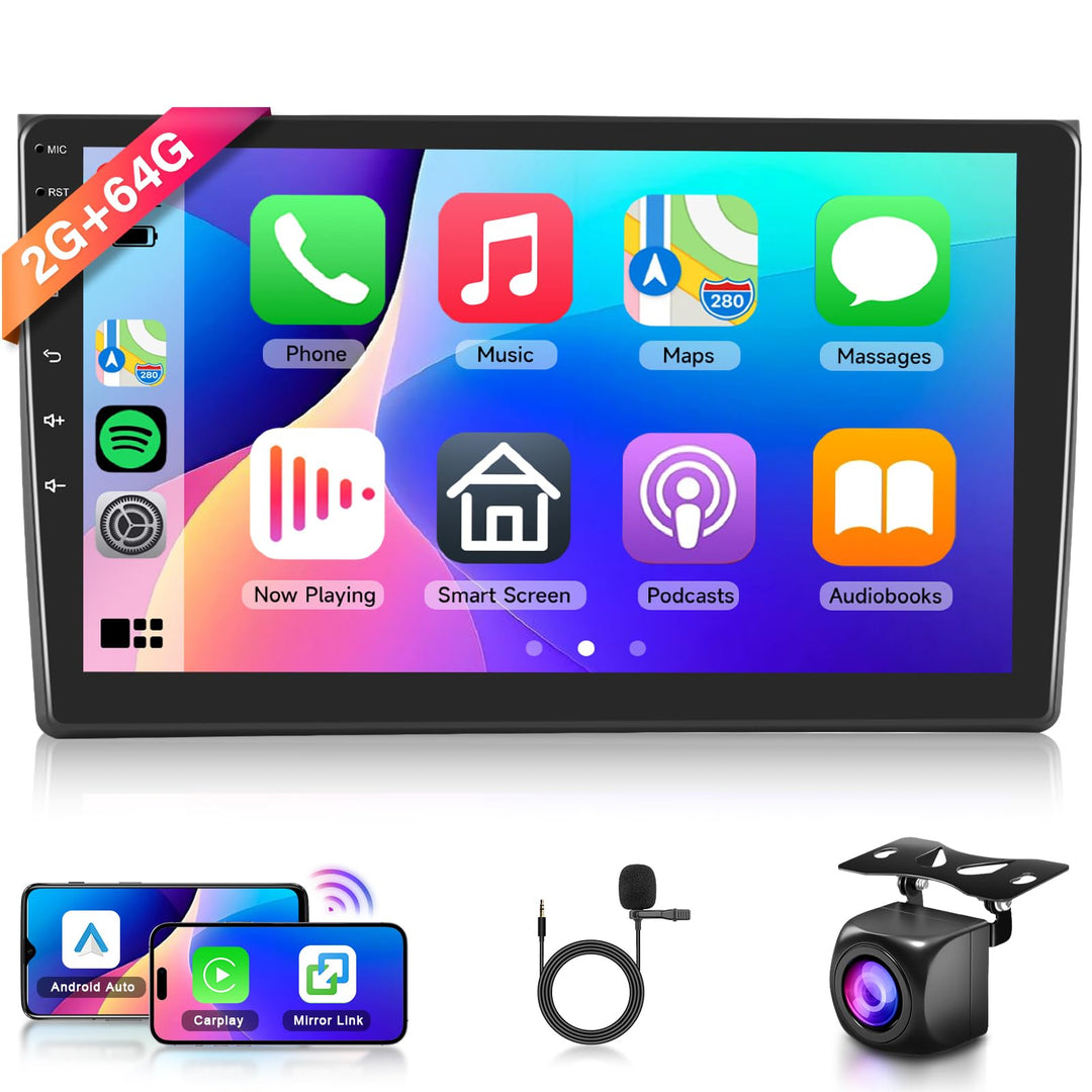 2G 64G Android 13 Autoradio für Audi A4 S4 RS4 B6 B7 8E 2000-2009 9 Zoll Touchscreen Autoradio mit W