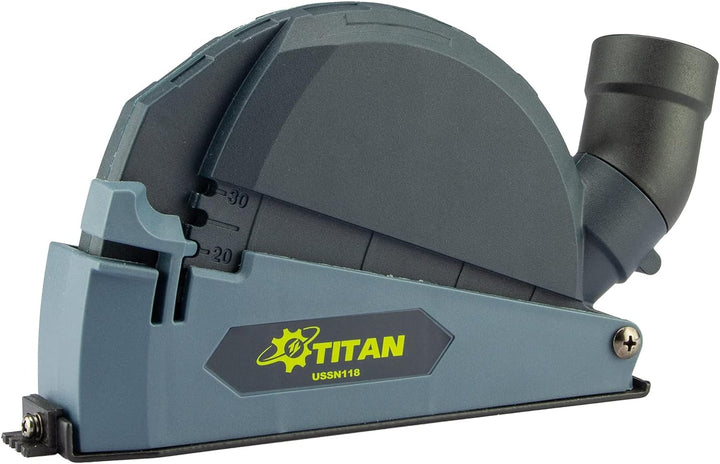 Titan Absaughaube USSN118 Staubschutz zum Trennschleifen für Winkelschleifer 115/125 mm universell e