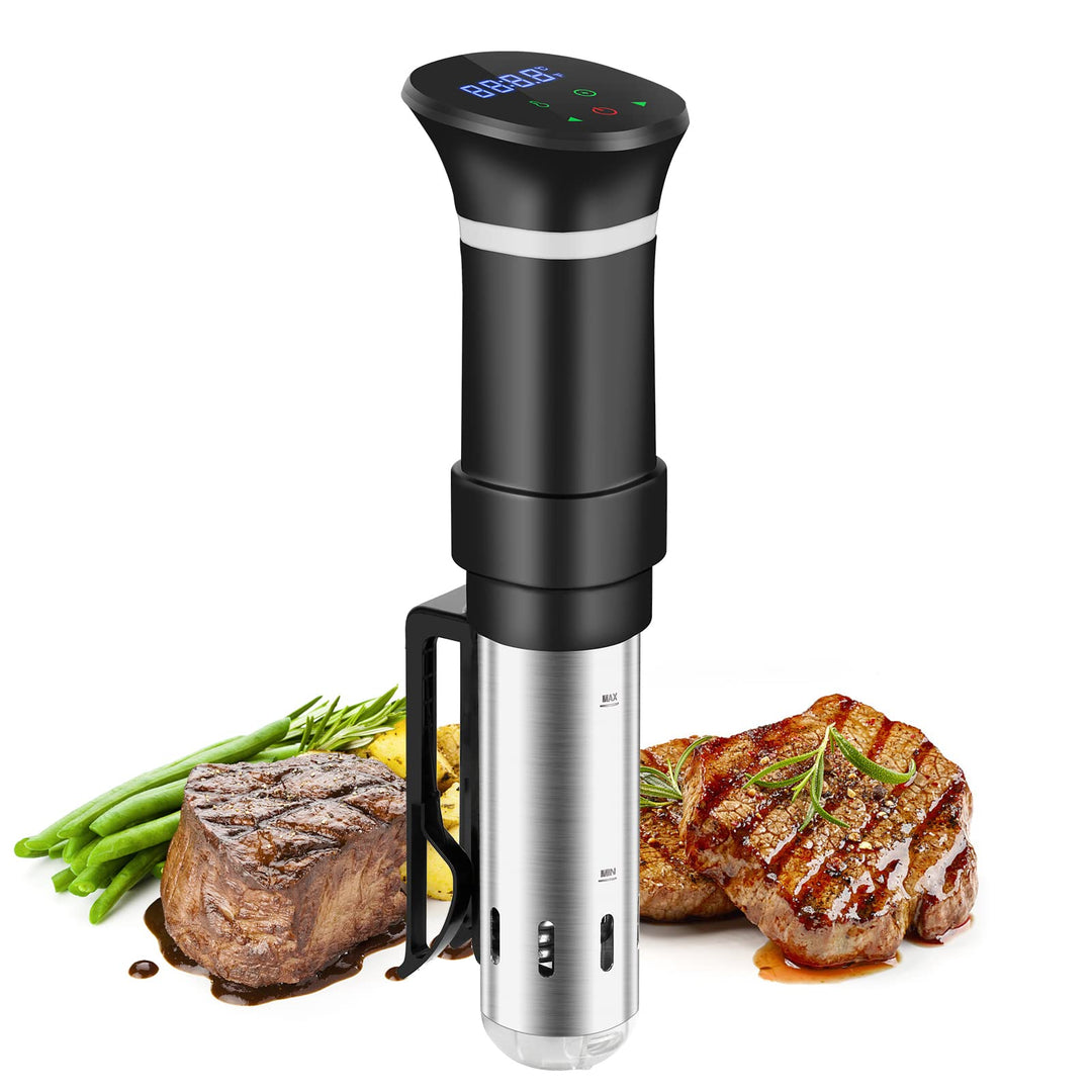 Sous Vide Garer Sous Vide Stick aus Edelstahl, Slow Cooker mit LED Touch-Display, 1000W Sous-vide Ga