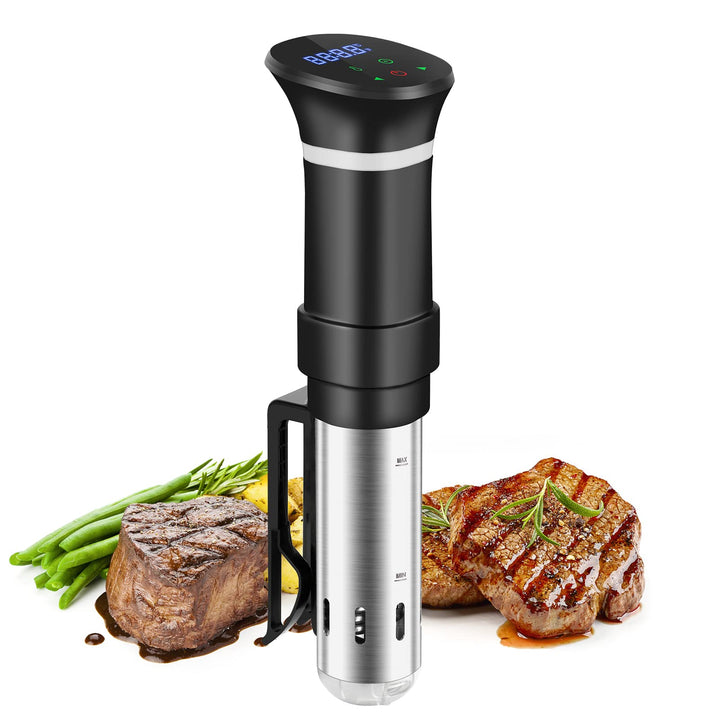 Sous Vide Garer Sous Vide Stick aus Edelstahl, Slow Cooker mit LED Touch-Display, 1000W Sous-vide Ga