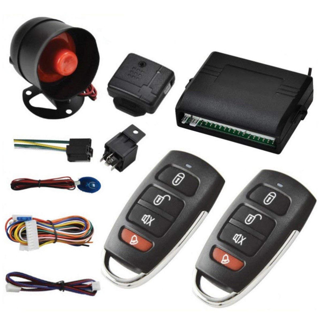 Riloer Remote Auto Einbruchalarm, Fahrzeugdiebstahlschutzsystem, schlüssellose Zentralverriegelung +