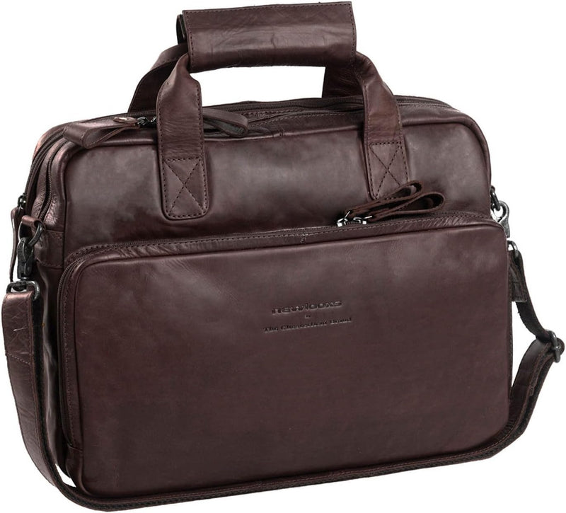 The Chesterfield Brand Wax Pull Up Geneva Fahrradtasche Leder 40 cm Laptopfach