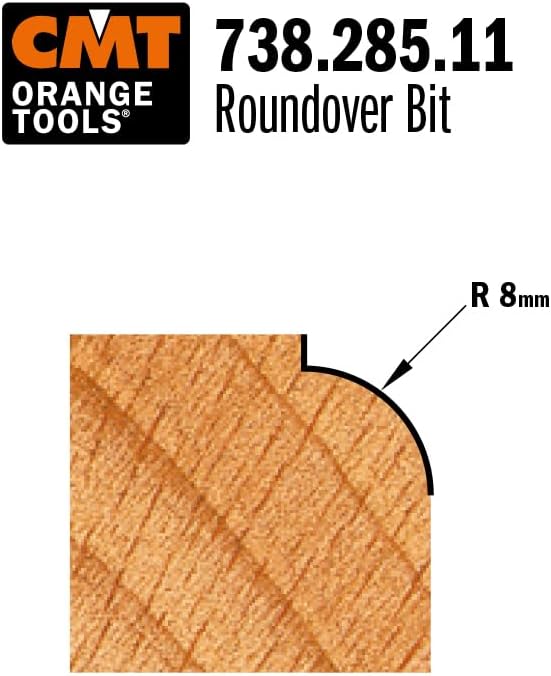 CMT Orange Tools 738.285.11 – Erdbeere R. Concavo mit rodam. HM S 6 D 28,7 R 8