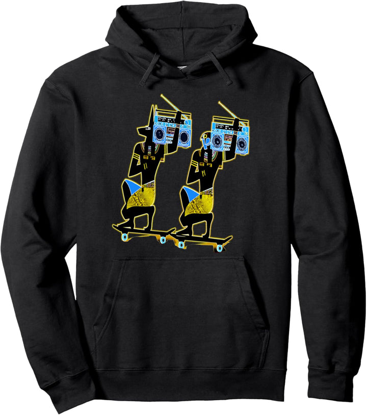 Altägyptischer Hipster Hip Hop Skater Neuheit Anime Pullover Hoodie