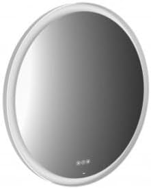 Emco Round LED-Rahmenspiegel, Ø 700 mm, Weiss