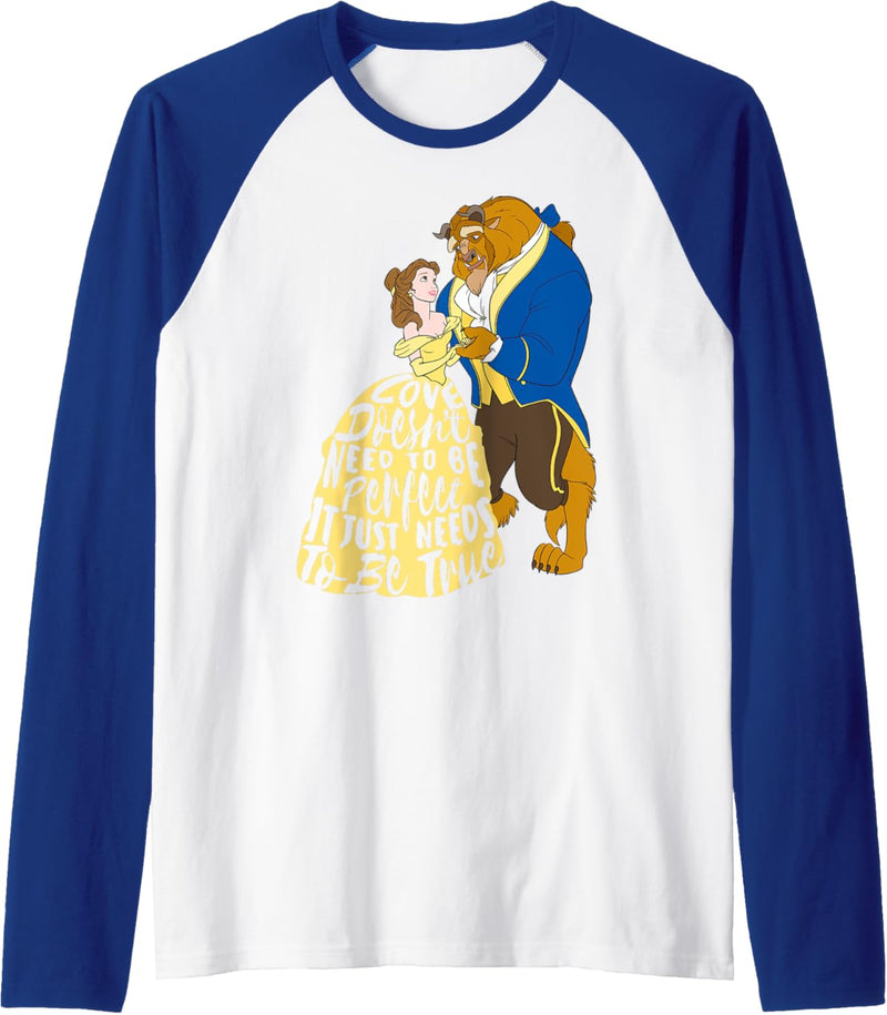 Disney Beauty And The Beast True Love Raglan