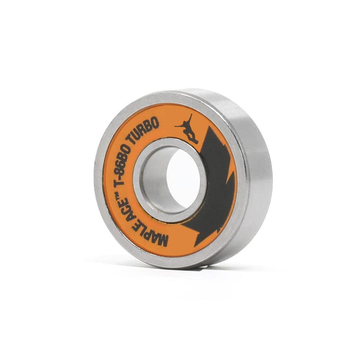 MAPLE ACE TURBO Skateboard Kugellager Orange, mit Spacers (8 Pack)