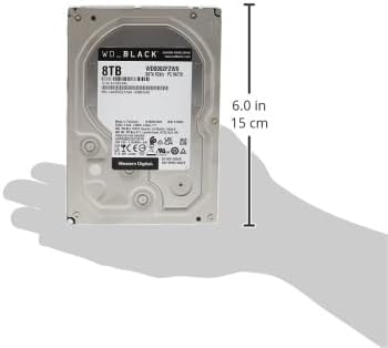 WD_BLACK HDD 8 TB (interne 3,5 Zoll-Gaming-Festplatte, Hochleistungsfestplatte, Performance Desktop