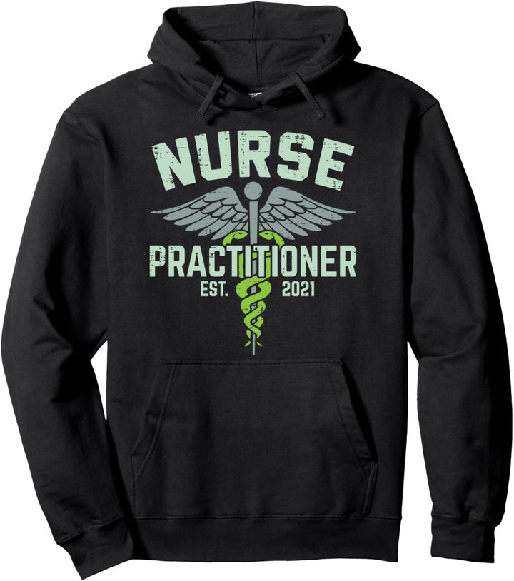 Nurse Practitioner Class Of 2021 RN Graduation Women Her Pullover Hoodie
