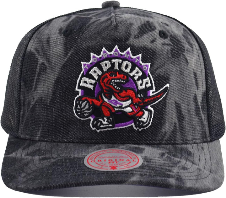 Mitchell & Ness NBA Burnt Ends Trucker Cap HWC Toronto Raptors Dark Charcoal