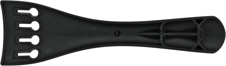 Wittner 265141, Kontrabass Saitenhalter Ultra 1/4, Hi-Tech Kunststoff, ultraleicht, mit Anhängesaite