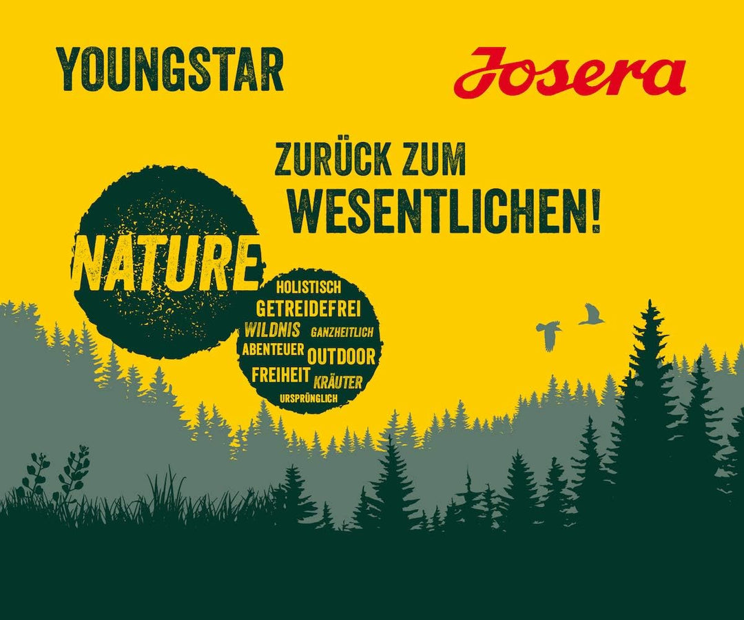 JOSERA YoungStar (1 x 15 kg) | getreidefreies Welpenfutter für mittlere und grosse Rassen | Super Pr