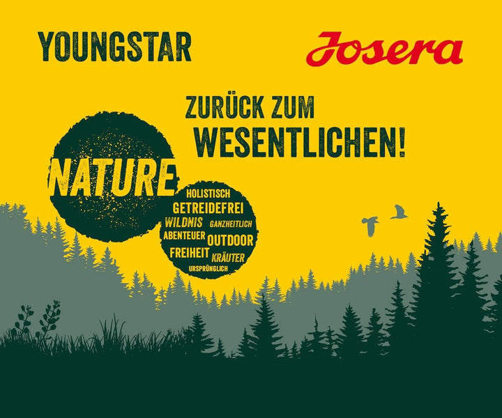 JOSERA YoungStar (1 x 15 kg) | getreidefreies Welpenfutter für mittlere und grosse Rassen | Super Pr