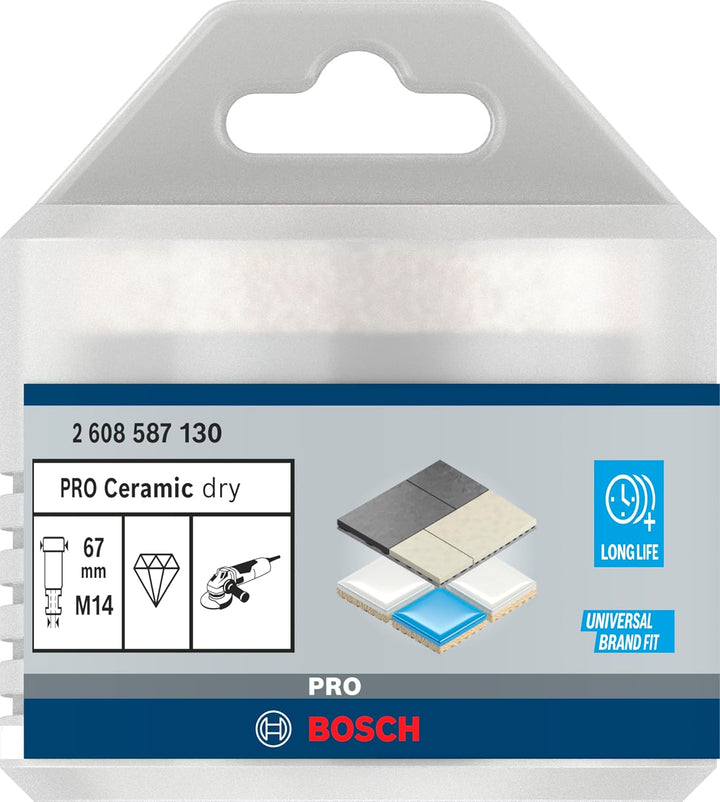 Bosch Professional 1x Diamanttrockenbohrer Dry Speed Best for Ceramic (für Trockenbohren von Hartker