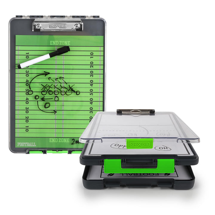 Dexas Clearview Clipcase Dry Erase Klemmbrett, 34 x 24 cm, Grün Grün Klemmbrett, Grün Klemmbret