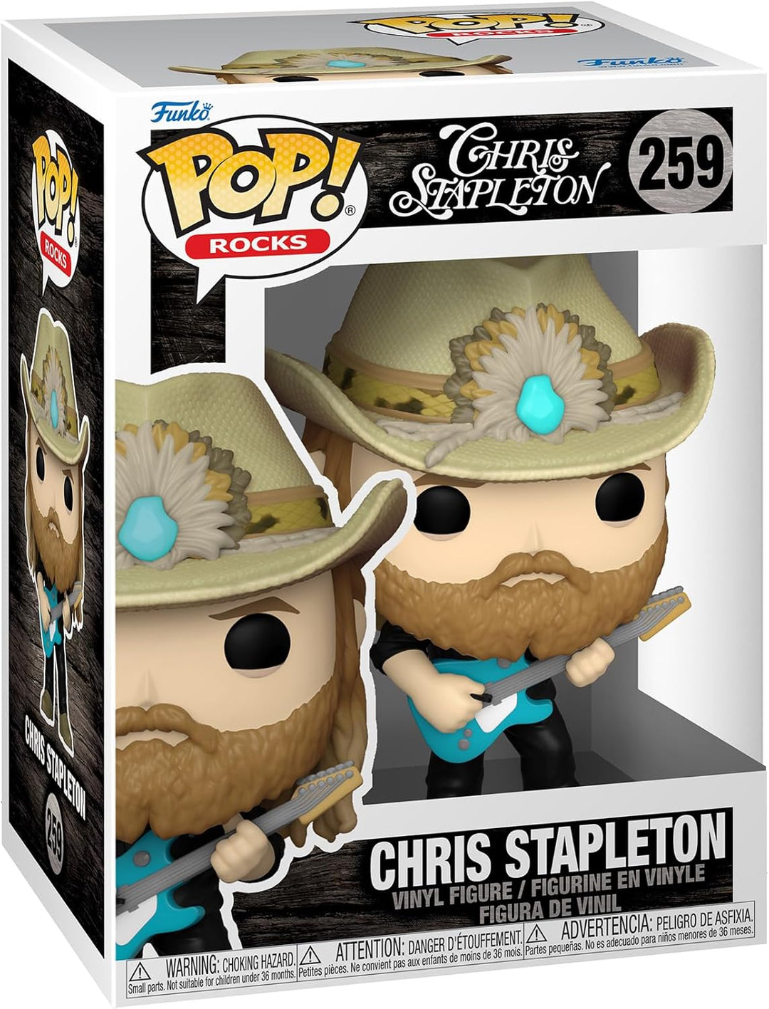 Funko Pop! Rocks: Chris Stapleton - Vinyl-Sammelfigur - Geschenkidee - Offizielle Handelswaren - Spi