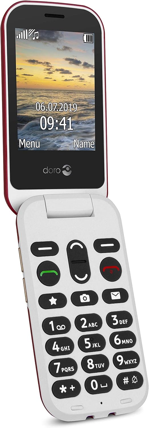 Doro 6060 - GSM Mobiltelefon im eleganten Klappdesign (3 MP Kamera, 2,8 Zoll (7,11cm) Display, GPS,