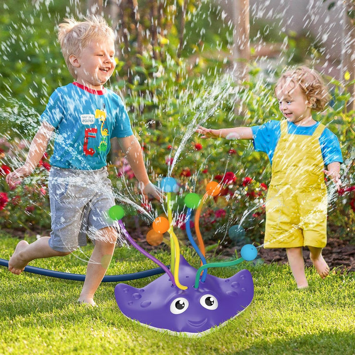 2-in-1-Wassersprinkler-Spielzeug für Erwachsene, Bewässerungsspielzeug für den Garten im Freien mit
