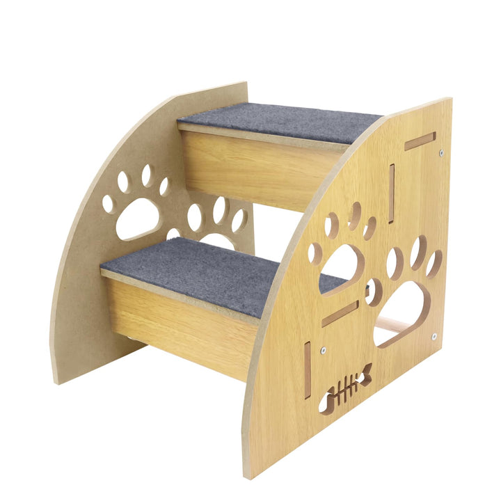 Hundetreppe,rutschfeste Hunderampe für Sofa,Hundetreppe + Katzentreppe für Junge und alte Katzen,30