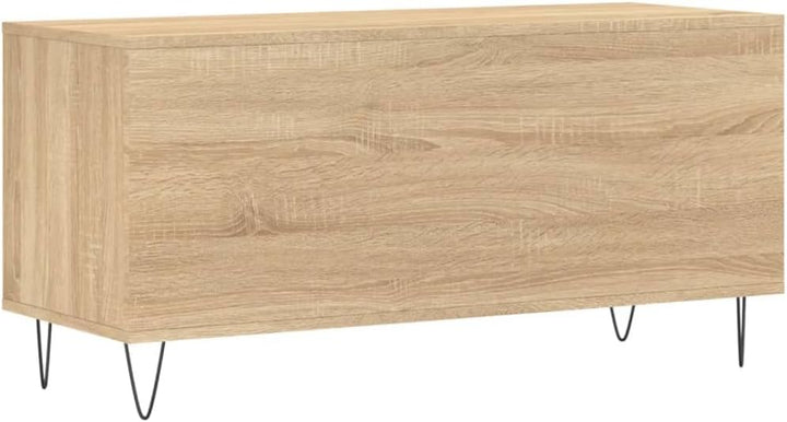Sonoma Eiche Möbel Regal CD-Halter Vinyl Bass TV Holz Mehrschichtig 100x38x48 cm Sonoma Eiche, 100x3