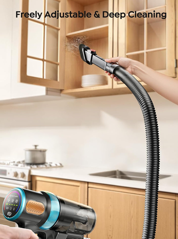 INTETURE Akku Staubsauger 55KPA/650W/70Min,