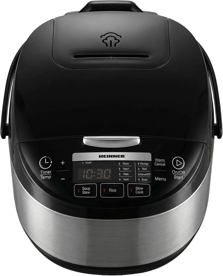 Multicooker HMCK-5BK, 5 L, 770–918 W, Touch-Bedienfeld, LED-Display, 24-Stunden-Timer, Warmhaltefunk