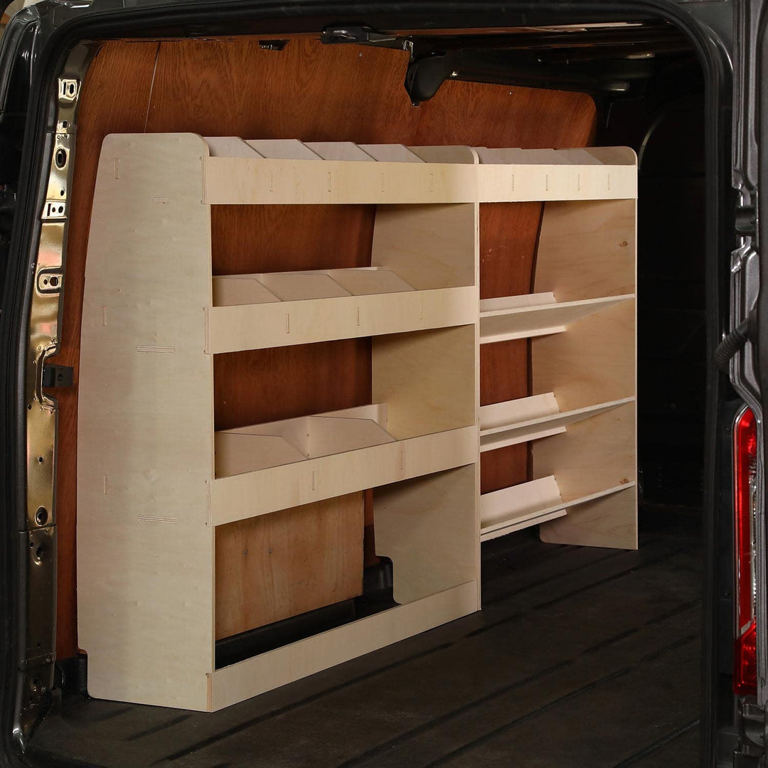 VANIFY - Kompatibel mit Volkswagen Transporter T5 T6 L2 2003+ Fahrzeugeinrichtung Fahrzeugregale, We