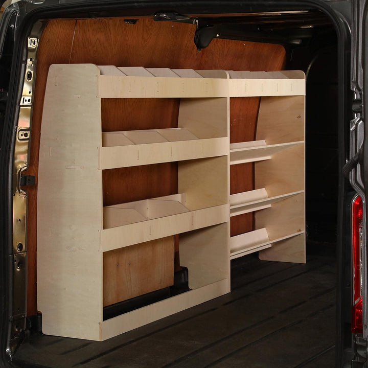 VANIFY - Kompatibel mit Volkswagen Transporter T5 T6 L2 2003+ Fahrzeugeinrichtung Fahrzeugregale, We