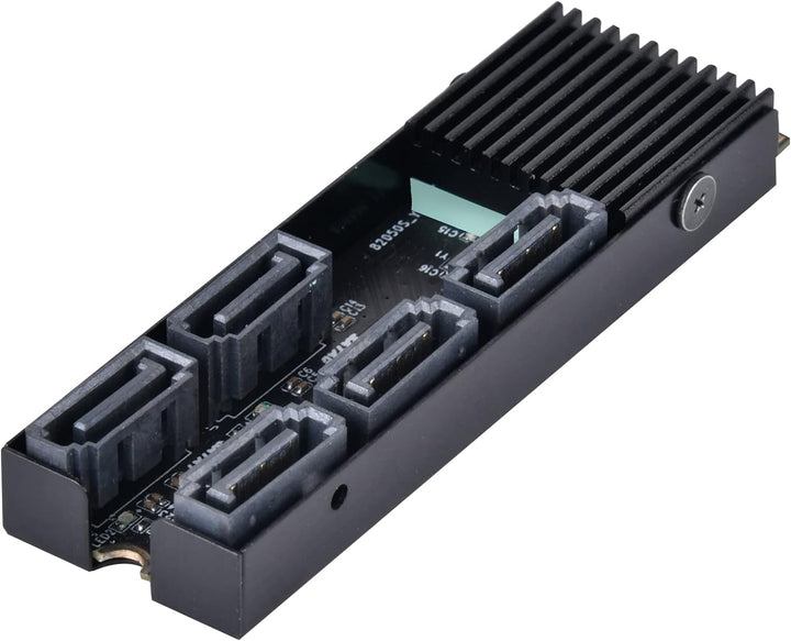 SilverStone Technology SST-ECS07-5-Port-SATA-Gen3-6Gb/s-Non-RAID-M.2-PCIe-Speichererweiterungskarte