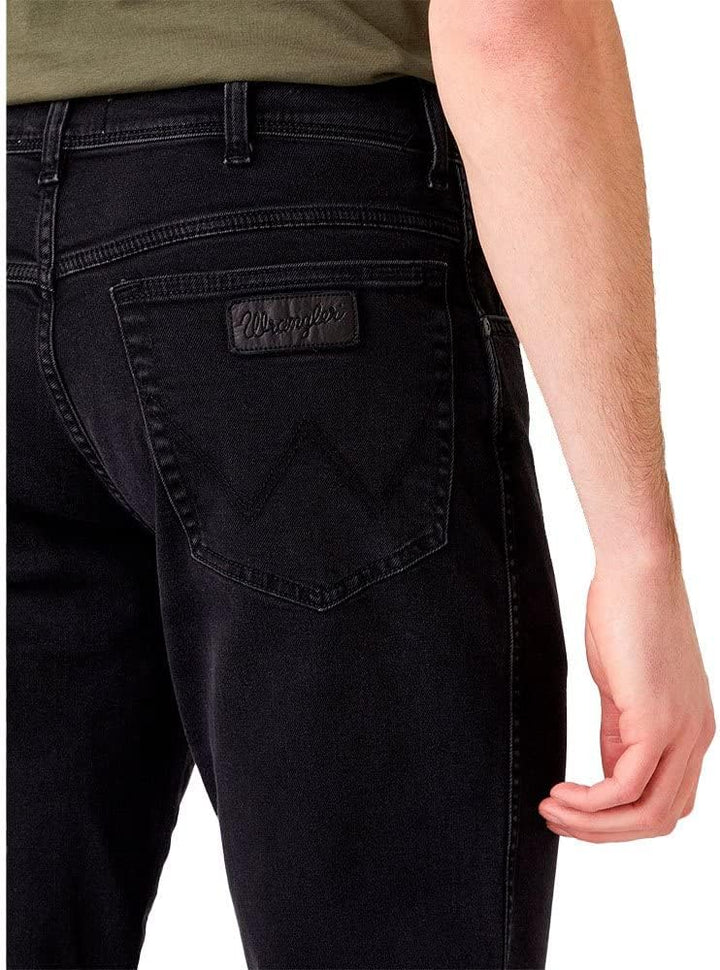 Wrangler Herren Texas Slim Jeans 28W / 32L Black Crow, 28W / 32L Black Crow