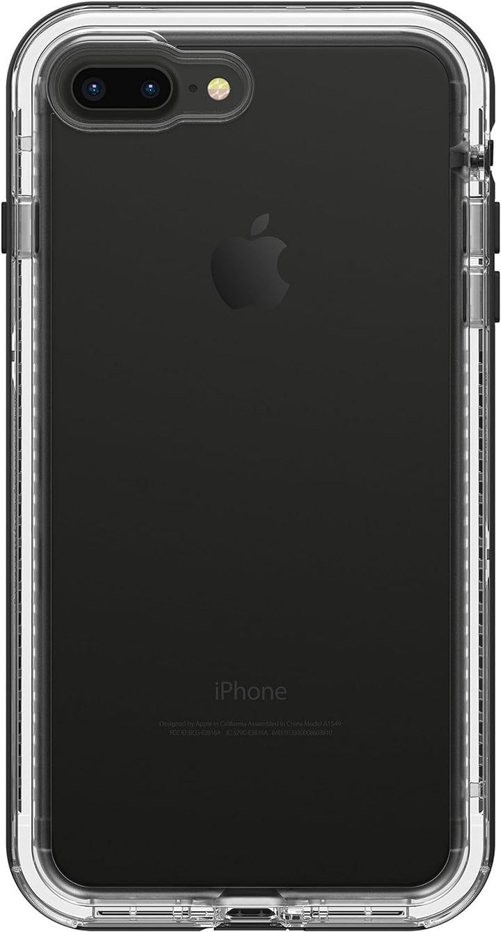 LifeProof Next schmutzdichte Schutzhülle für iPhone 7 Plus/8 Plus, schwarz transparent geeignet für