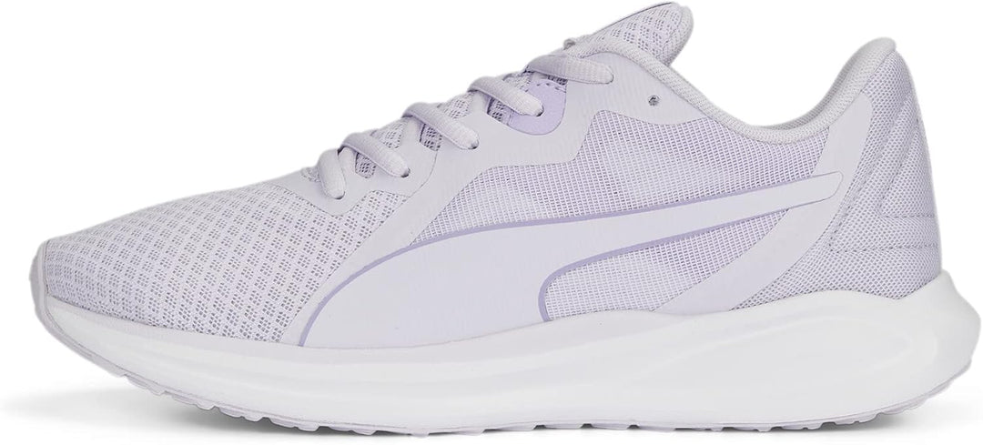 PUMA Jungen Twitch Runner Fresh Strassen-Laufschuh, Spring Lavender Vivid Violet Puma White