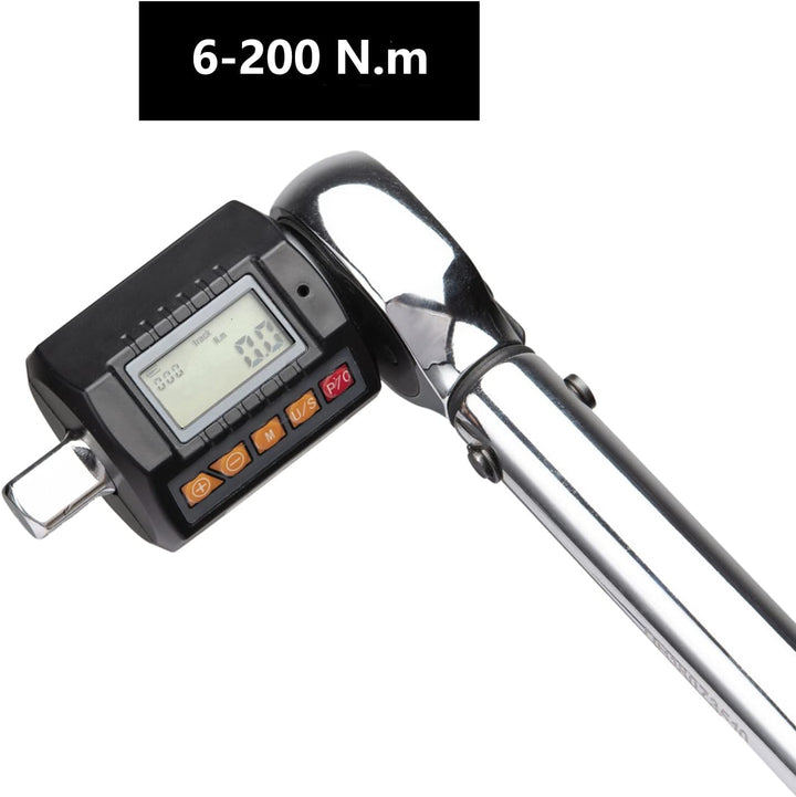 Beslands Digitaler Drehmomentadapter Grosser Bildschirm Digitalanzeige Drehmomentmesser Einstellbare