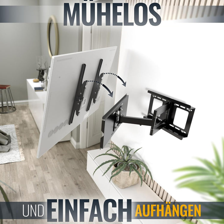 RICOO TV Wandhalterung Fernseher Halterung Fernsehhalterung für Wand Universal für 40-75 Zoll Smart