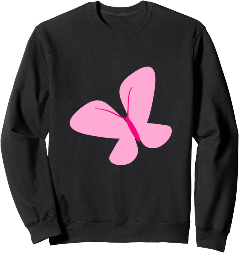 Rosa Schmetterling Sweatshirt