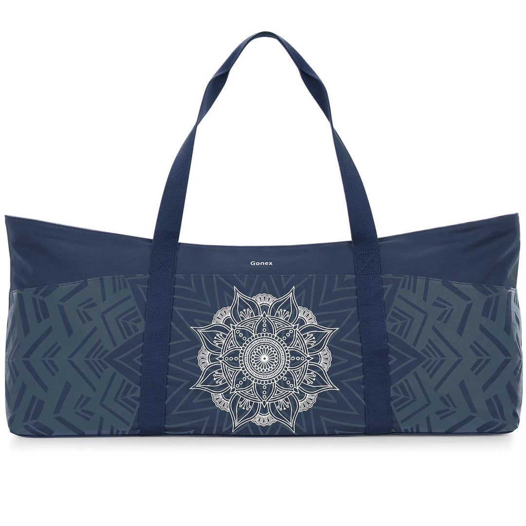 Gonex Yogatasche, Extra Grosse Canvas Sporttasche mit Wasserdichtem Fach & Metallreissverschluss, Fü