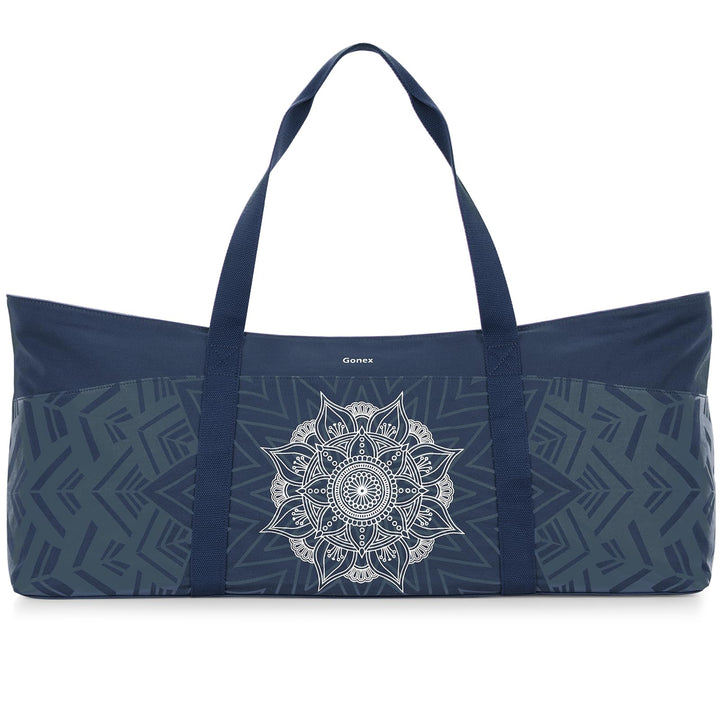 Gonex Yogatasche, Extra Grosse Canvas Sporttasche mit Wasserdichtem Fach & Metallreissverschluss, Fü