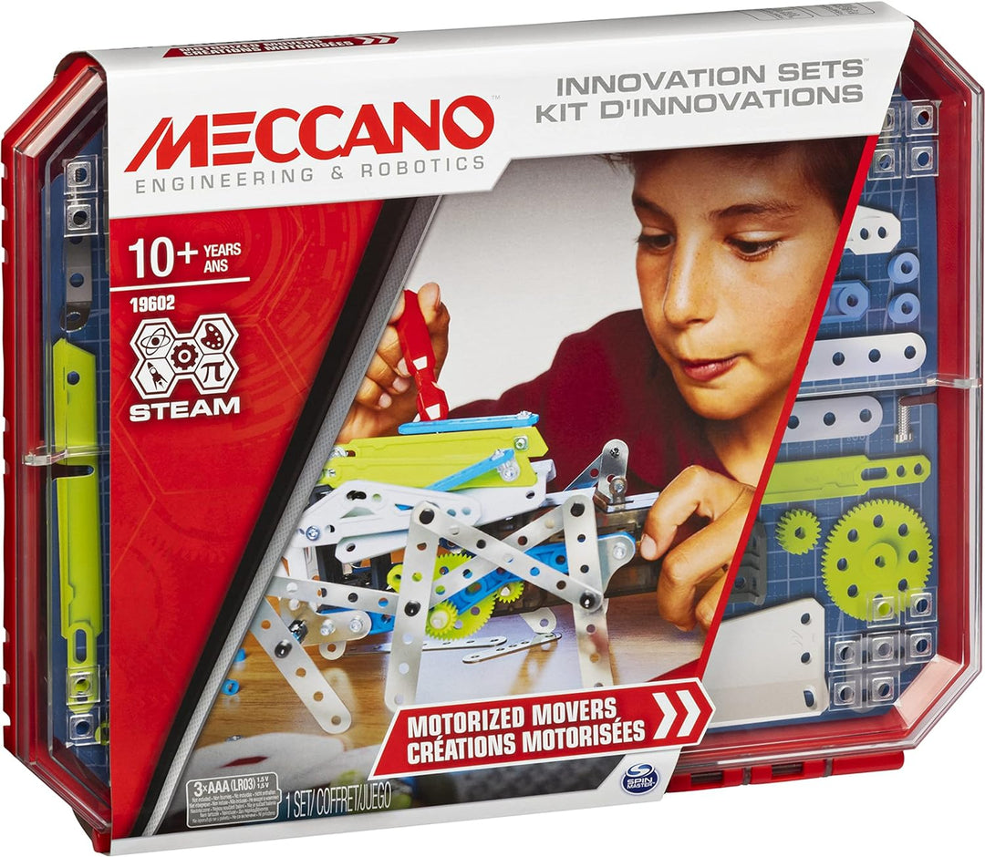 MECCANO 6047099 MEC Set5 MotrizdMovers CN UPCX GML, Mehrfarbig Motor, Motor