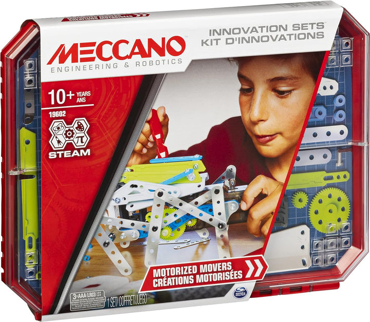 MECCANO 6047099 MEC Set5 MotrizdMovers CN UPCX GML, Mehrfarbig Motor, Motor