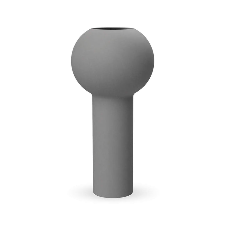 Cooee Design Pillar Vase, Keramik, Grau, 17 cm 32cm Grau, 32cm Grau
